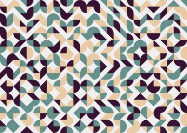 Geometrik desenli üretken hesaplama sanatı çizimi 