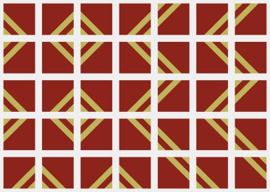 Geometrik desenli üretken hesaplama sanatı çizimi 