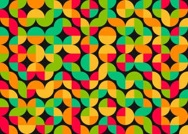 Soyut Geometrik Desen üretken hesaplama sanatı çizimi 