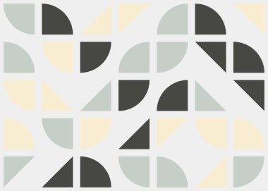 Soyut geometrik hesaplama deseni, vektör illüstrasyonu 