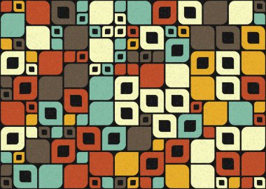 Soyut geometrik hesaplama deseni, vektör illüstrasyonu