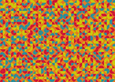 Soyut Geometrik Desen Vektör Sanatı Çizimi