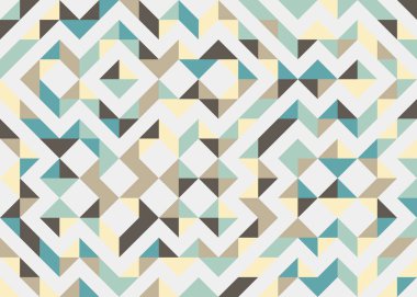 Geometrik desenli üretken hesaplama sanatı çizimi 