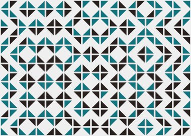 Soyut Geometrik Desen üretken hesaplama sanatı çizimi 