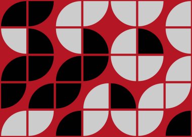 Soyut Geometrik Desen, üretken hesaplama sanatı çizimi 