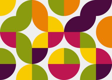 Soyut Geometrik Desen Üretken hesaplama sanatı, vektör illüstrasyonu