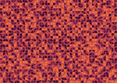 Soyut Geometrik Desen Üretken hesaplama sanatı, vektör illüstrasyonu