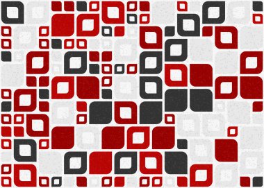 Soyut Geometrik Desen üretken hesaplama sanatı çizimi 