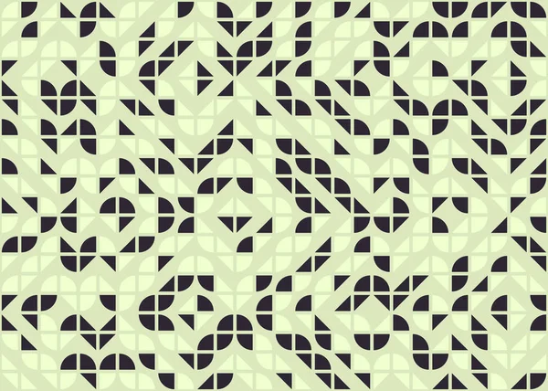 Ilustrasi Seni Komputasi Pola Geometris - Stok Vektor