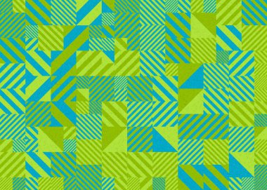 Soyut geometrik arkaplan, örüntüsel üretken hesaplama sanatı, vektör illüstrasyonu 