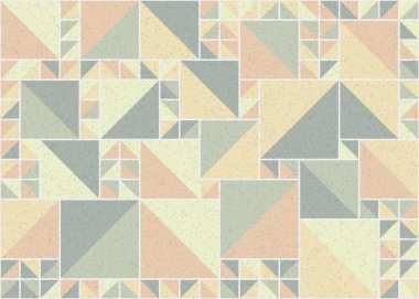 Soyut geometrik hesaplama deseni, vektör illüstrasyonu 