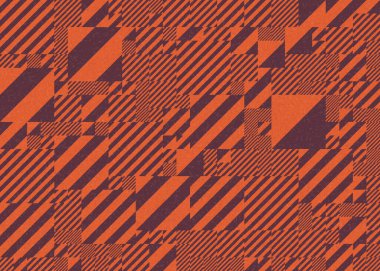 Soyut geometrik arkaplan, örüntüsel üretken hesaplama sanatı, vektör illüstrasyonu 