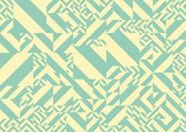 Soyut geometrik arkaplan, örüntüsel üretken hesaplama sanatı, vektör illüstrasyonu 