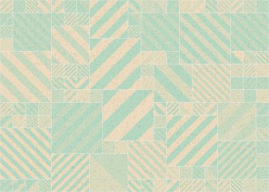 Soyut Geometrik Desen üretken hesaplama sanatı çizimi