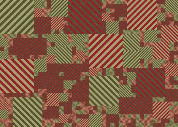 Abstrakter Geometrischer Hintergrund Mustergenerative Computerkunst Vektorillustration — Stockvektor