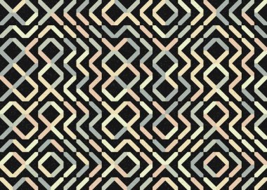 Soyut Geometrik Desen üretken hesaplama sanatı çizimi