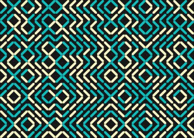 Soyut Geometrik Desen üretken hesaplama sanatı çizimi 