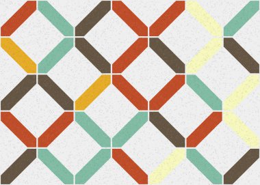 Soyut geometrik hesaplama deseni, vektör illüstrasyonu