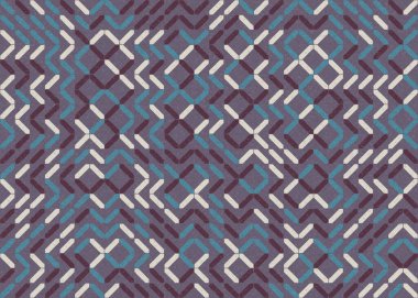 Soyut geometrik hesaplama deseni, vektör illüstrasyonu    