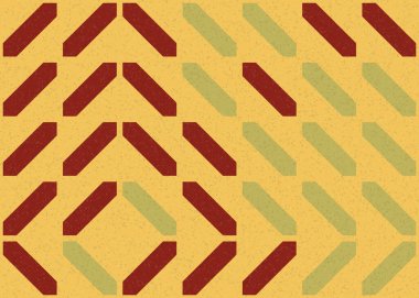 Soyut Geometrik Desen üretken hesaplama sanatı çizimi 