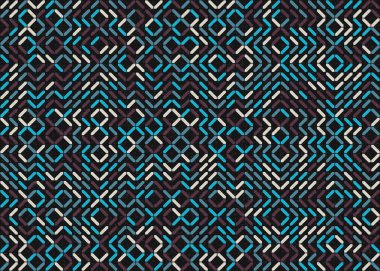 Soyut geometrik hesaplama deseni, vektör illüstrasyonu