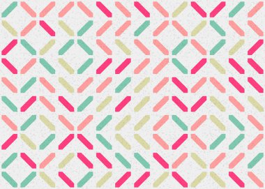 Soyut Geometrik Desen üretken hesaplama sanatı çizimi