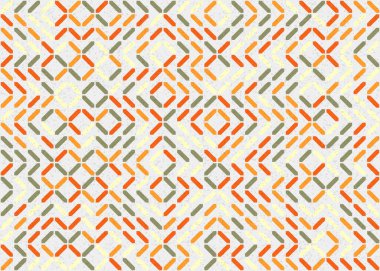 Soyut geometrik hesaplama deseni, vektör illüstrasyonu    