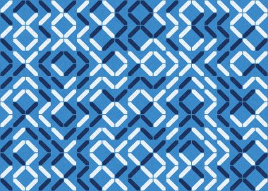 Soyut Geometrik Desen üretken hesaplama sanatı çizimi