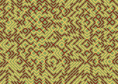 Soyut geometrik hesaplama deseni, vektör illüstrasyonu    