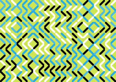 Soyut geometrik hesaplama deseni, vektör illüstrasyonu    