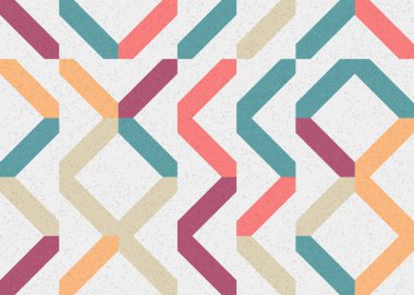 Soyut Geometrik Desen üretken hesaplama sanatı çizimi 