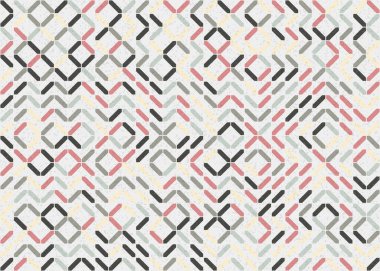 Soyut geometrik hesaplama deseni, vektör illüstrasyonu    