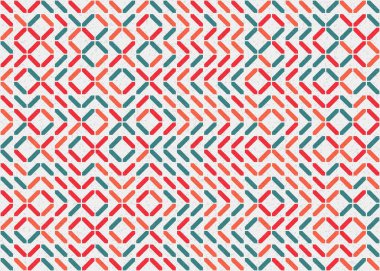 Soyut Geometrik Desen üretken hesaplama sanatı çizimi 