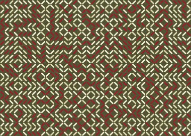 Soyut geometrik hesaplama deseni, vektör illüstrasyonu