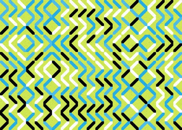 Soyut geometrik hesaplama deseni, vektör illüstrasyonu    