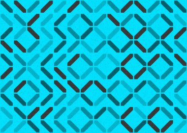 Soyut Geometrik Desen üretken hesaplama sanatı çizimi