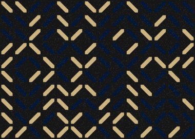 Soyut Geometrik Desen üretken hesaplama sanatı çizimi 