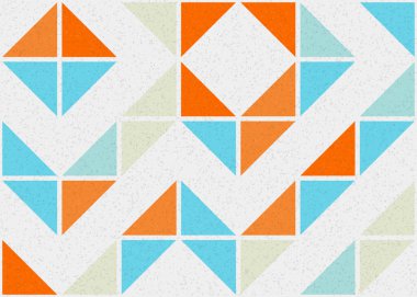 Soyut geometrik desen, üretken hesaplama sanatı 