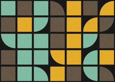 Soyut geometrik desen, üretken hesaplama çizimi