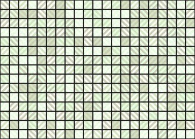 Soyut geometrik desen, üretken hesaplama çizimi