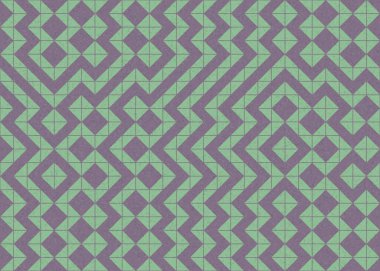 Soyut Geometrik Desen üretken hesaplama sanatı çizimi