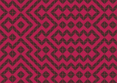 Soyut geometrik desen, üretken hesaplama çizimi