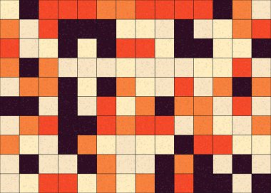 Soyut Geometrik Desen üretken hesaplama sanatı çizimi