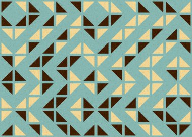 Soyut geometrik desen, üretken hesaplama çizimi