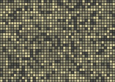 Soyut Geometrik Desen üretken hesaplama sanatı çizimi