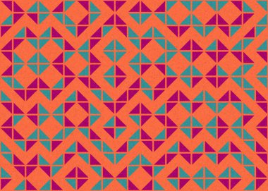 Soyut geometrik desen, üretken hesaplama çizimi