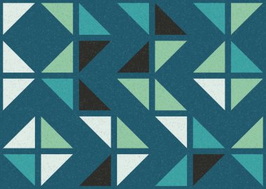 Soyut Geometrik Desen üretken hesaplama sanatı çizimi