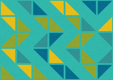 Soyut Geometrik Desen üretken hesaplama sanatı çizimi 