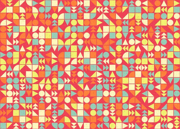 Soyut Geometrik Desen üretken hesaplama sanatı çizimi 