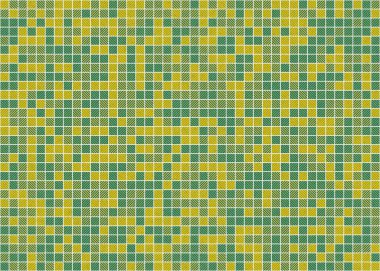 Soyut Geometrik Desen üretken hesaplama sanatı çizimi